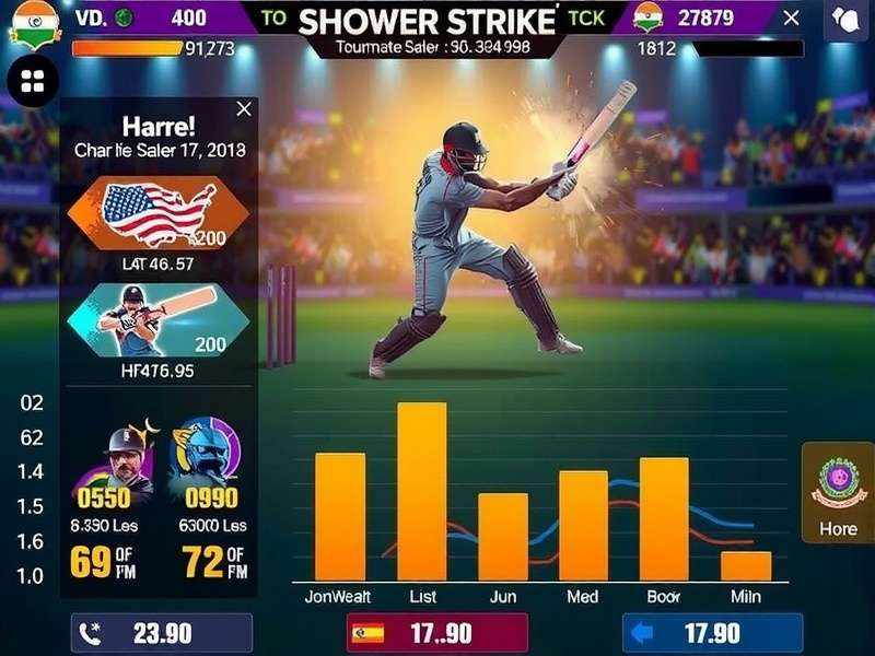 Chart showing Shower Strike download growth in India